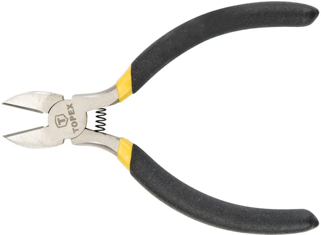 Topex Precisie Zijkniptang 115mm - Blauw - afbeelding 2 van 3