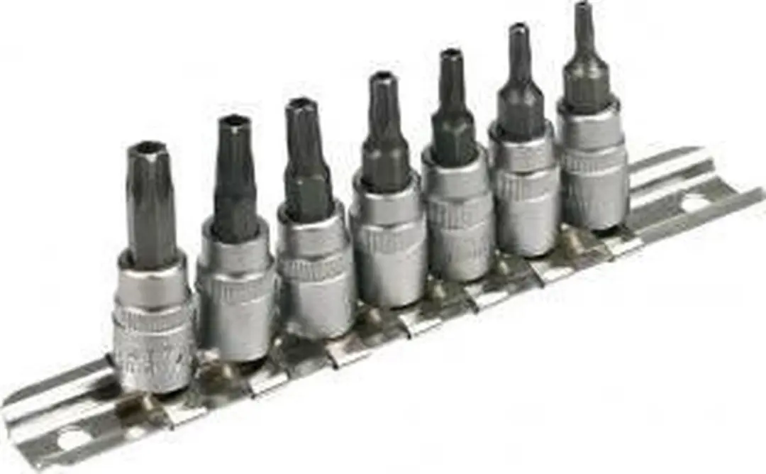 Topex Torx Dopsleutelset 1/4” - 7-delig - afbeelding 3 van 3