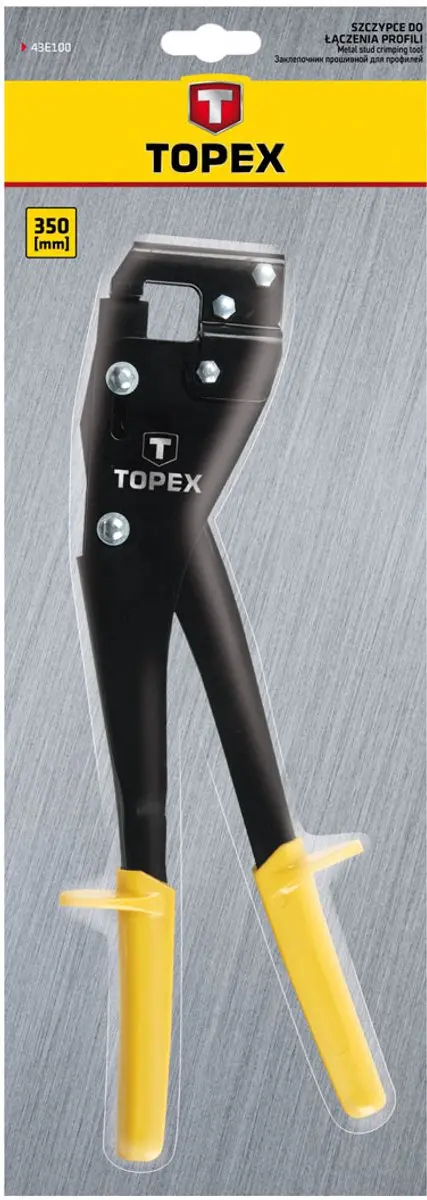 Topex Serie Profielkoppeltang 350mm - Antislip - afbeelding 2 van 4