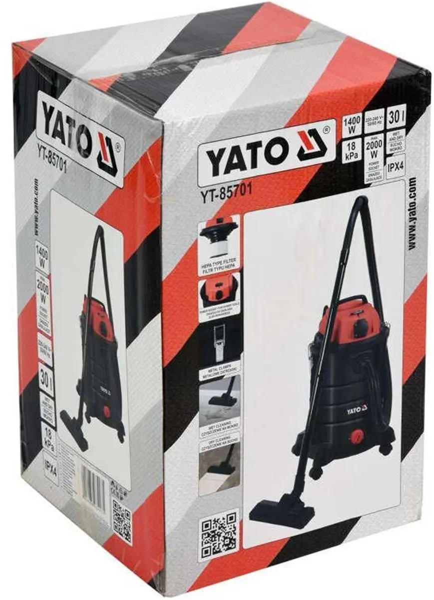 Yato YT-85701 Industriële Stofzuiger 1400W - 30L - afbeelding 5 van 6