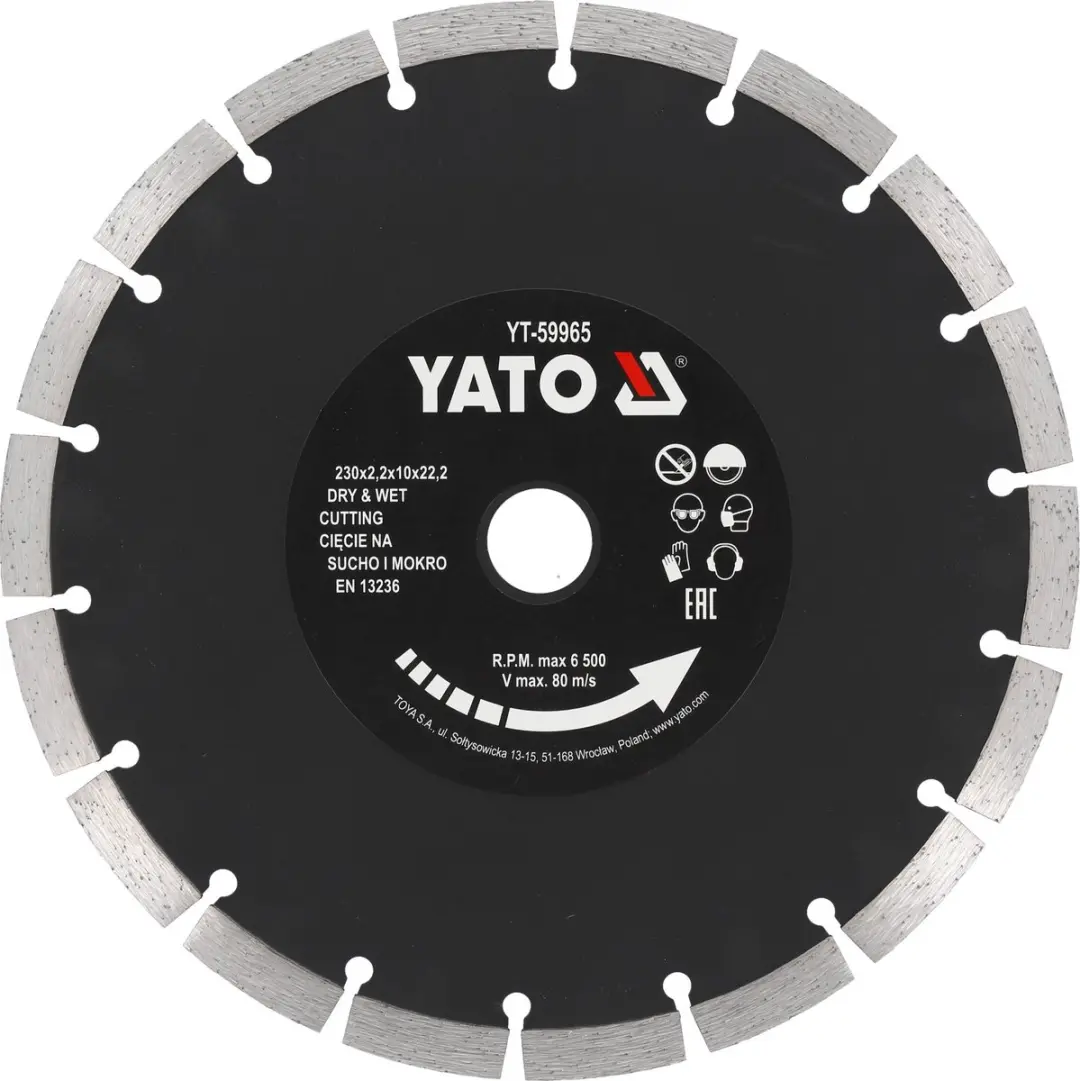 Yato YT-59965 Diamantzaagblad 230mm