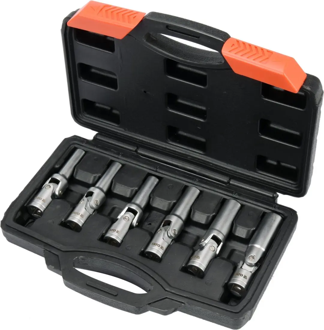 Yato YT-05339 Gloeibougie Doppenset - 6-Delig - Zwart - afbeelding 2 van 2