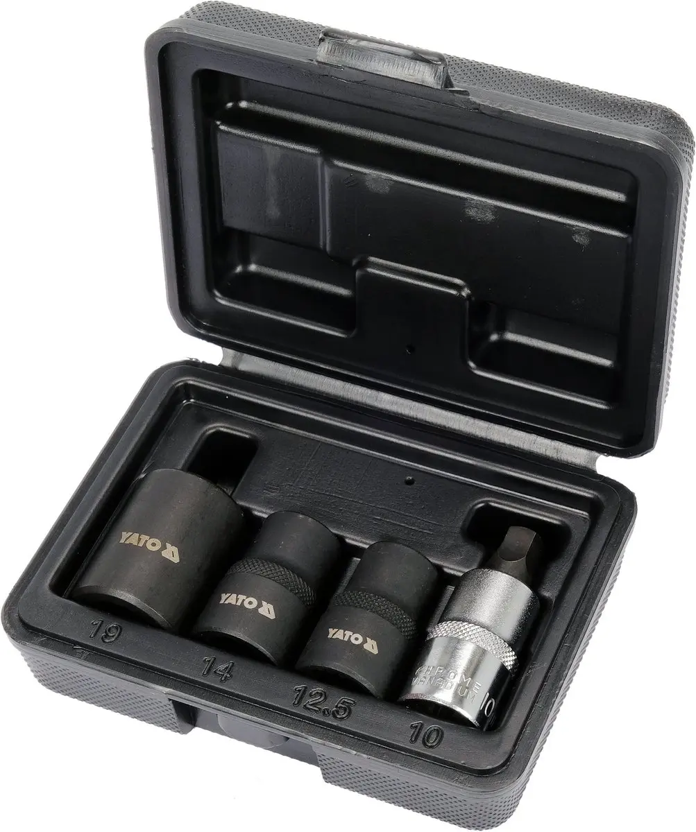 Yato YT-06806 Remklauw Dopset - 4-Delig - 1/2" Drive - afbeelding 2 van 2
