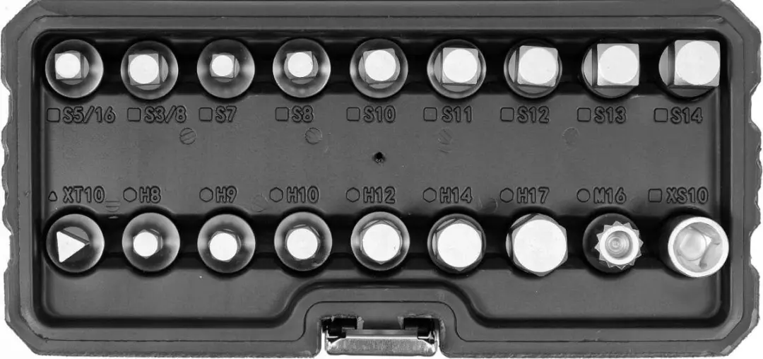 Yato YT-05991 Dopsleutelset - 18-delig, 3/8 inch - afbeelding 3 van 3