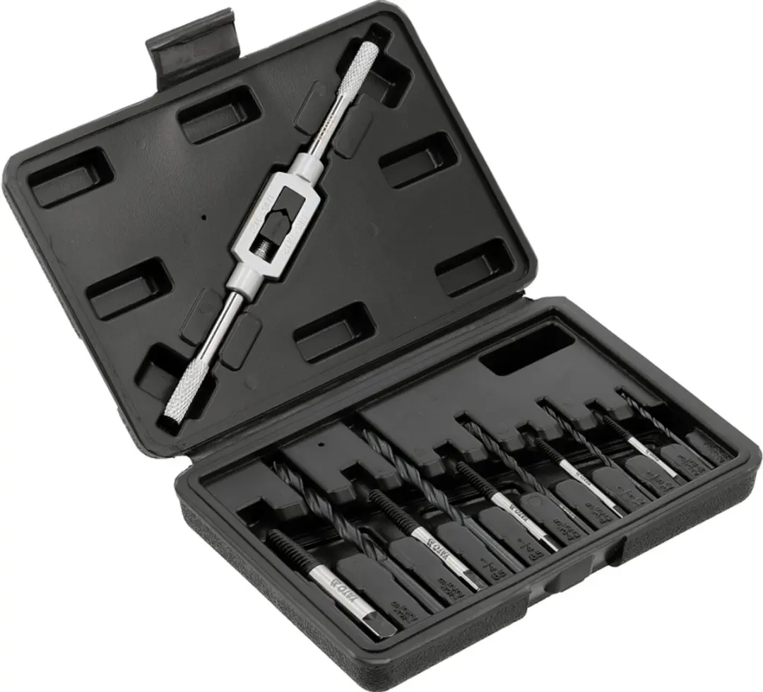 YATO 11 Delige schroefextractoren Set Incl, Boren en Wringijzer