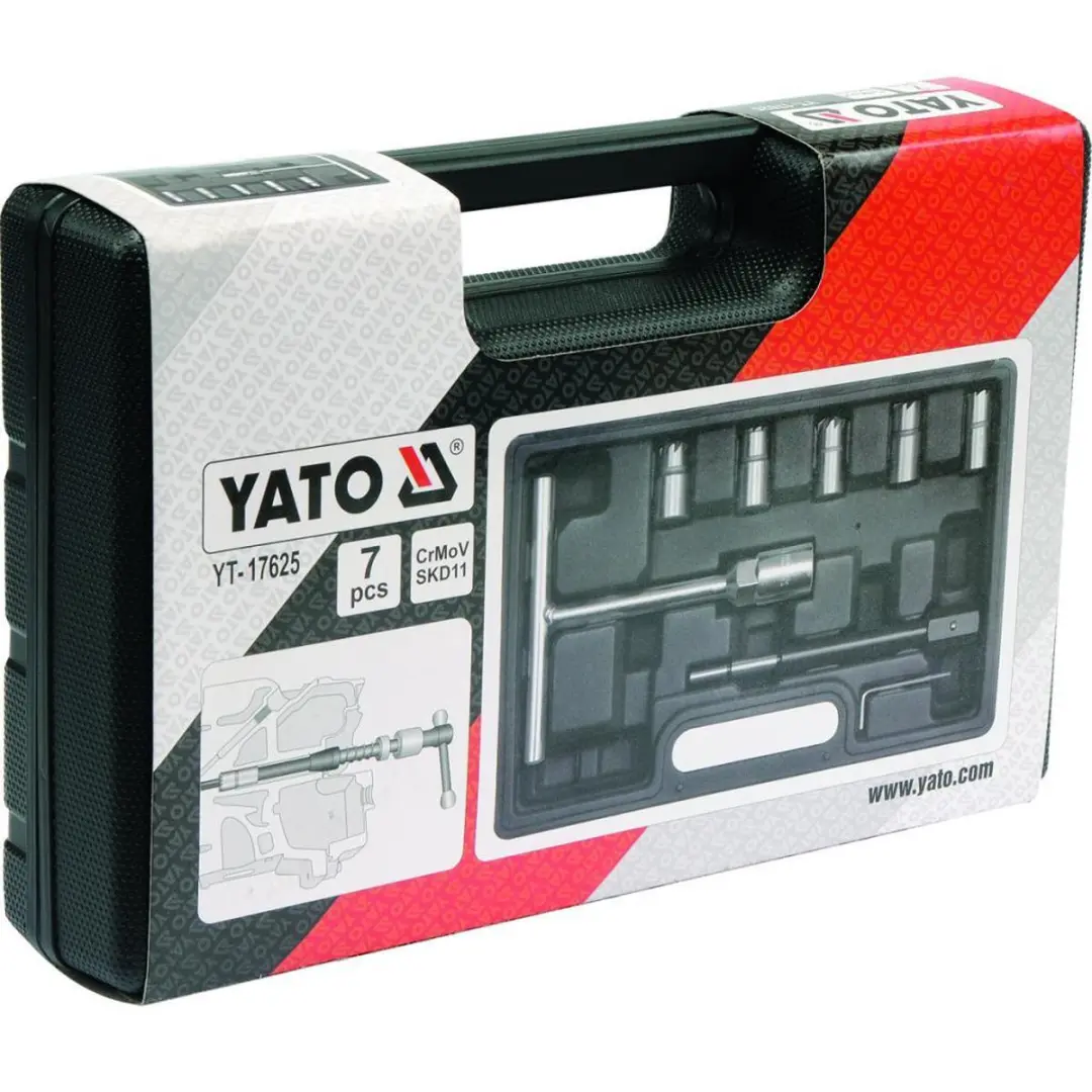 Yato YT-17625 Diesel Injector Zitting Snijder Set - 8 stuks - afbeelding 2 van 2