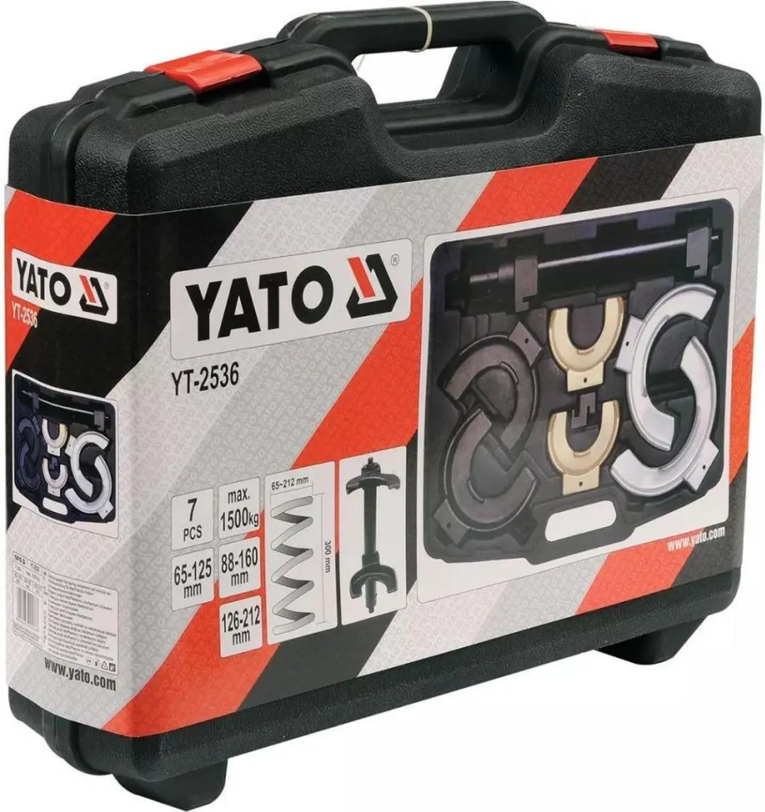 Yato YT-2536 Veerspanner Compressor - 7-delig - afbeelding 2 van 2
