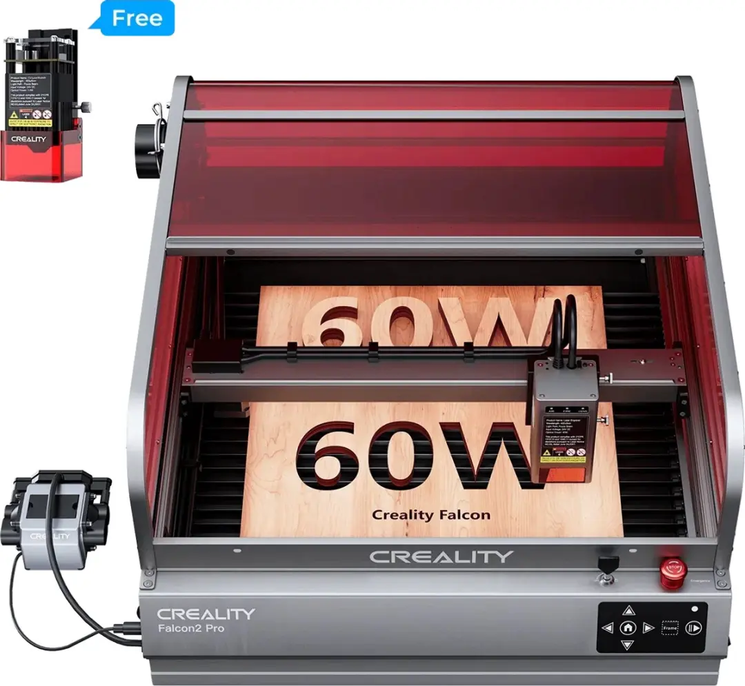 Creality Falcon 2 Pro 60W Lasergraveermachine - afbeelding 3 van 6