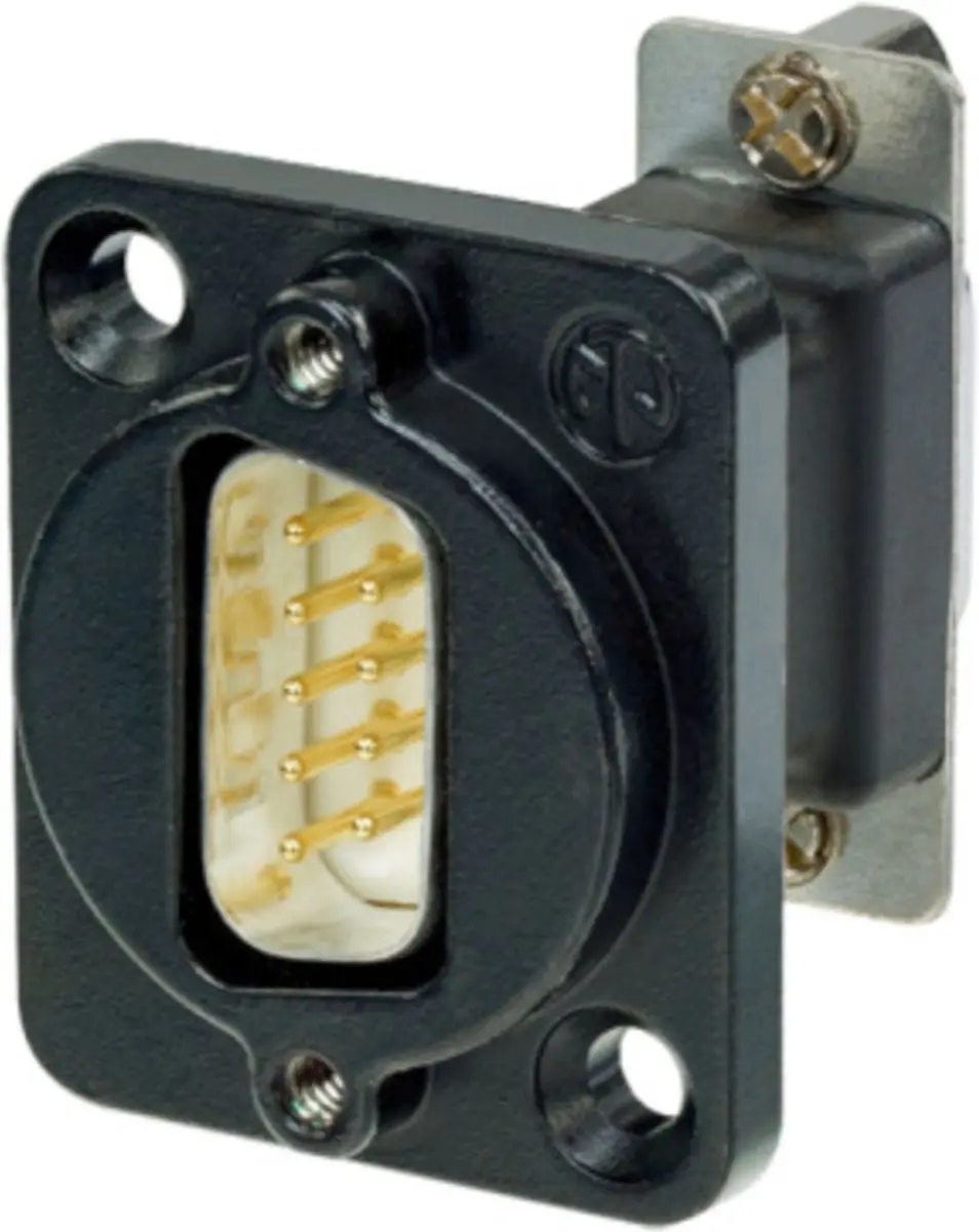 Neutrik NADB9MF-B D-sub adapter 9-polig