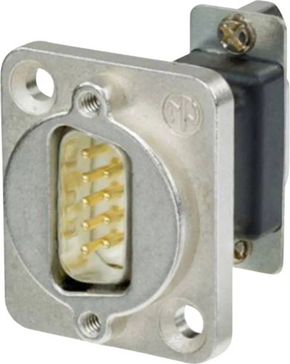 Neutrik NADB9FF D-Sub Adapter 9-Polig - Zilver - afbeelding 2 van 2