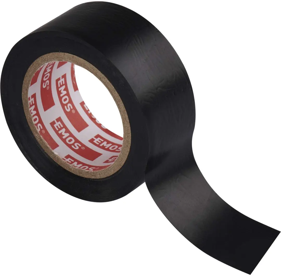 EMOS F61912 PVC-isolatietape 19 mm / 10 m - Zwart - 10 stuks - afbeelding 6 van 6
