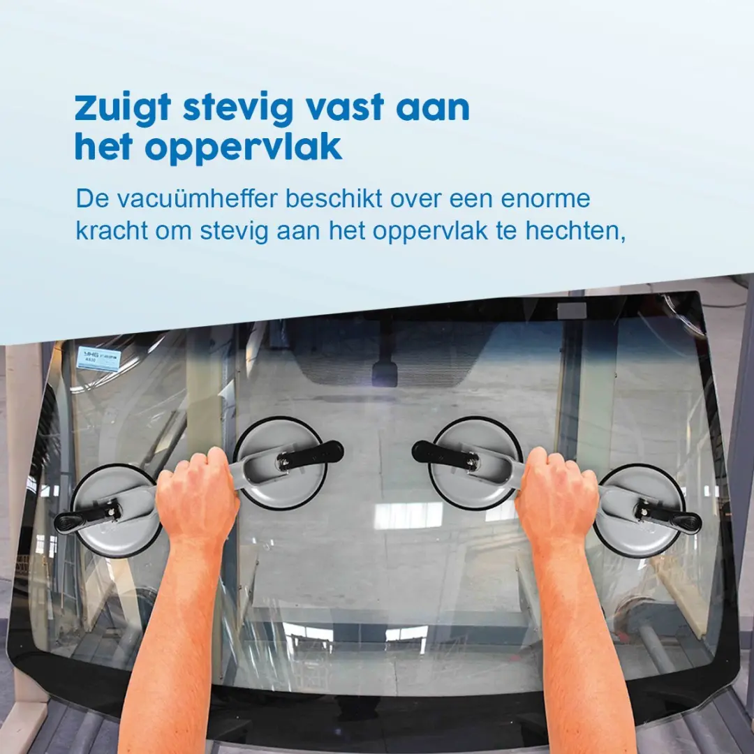 ProPlus 753428 Vacuümheffer - 2 Zuignappen - Zilver - afbeelding 2 van 6