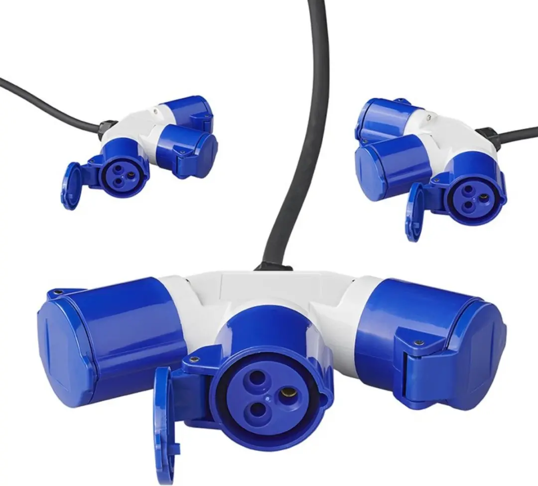 ProPlus CEE 3-weg Verloopkabel - 150 cm - 3x2,5 mm² - afbeelding 4 van 6