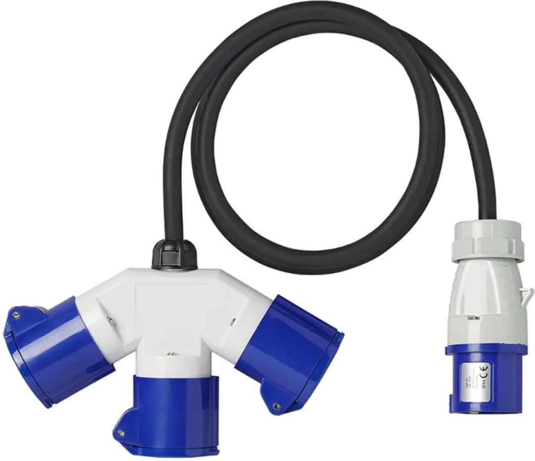 ProPlus CEE 3-weg Verloopkabel - 150 cm - 3x2,5 mm² - afbeelding 2 van 6