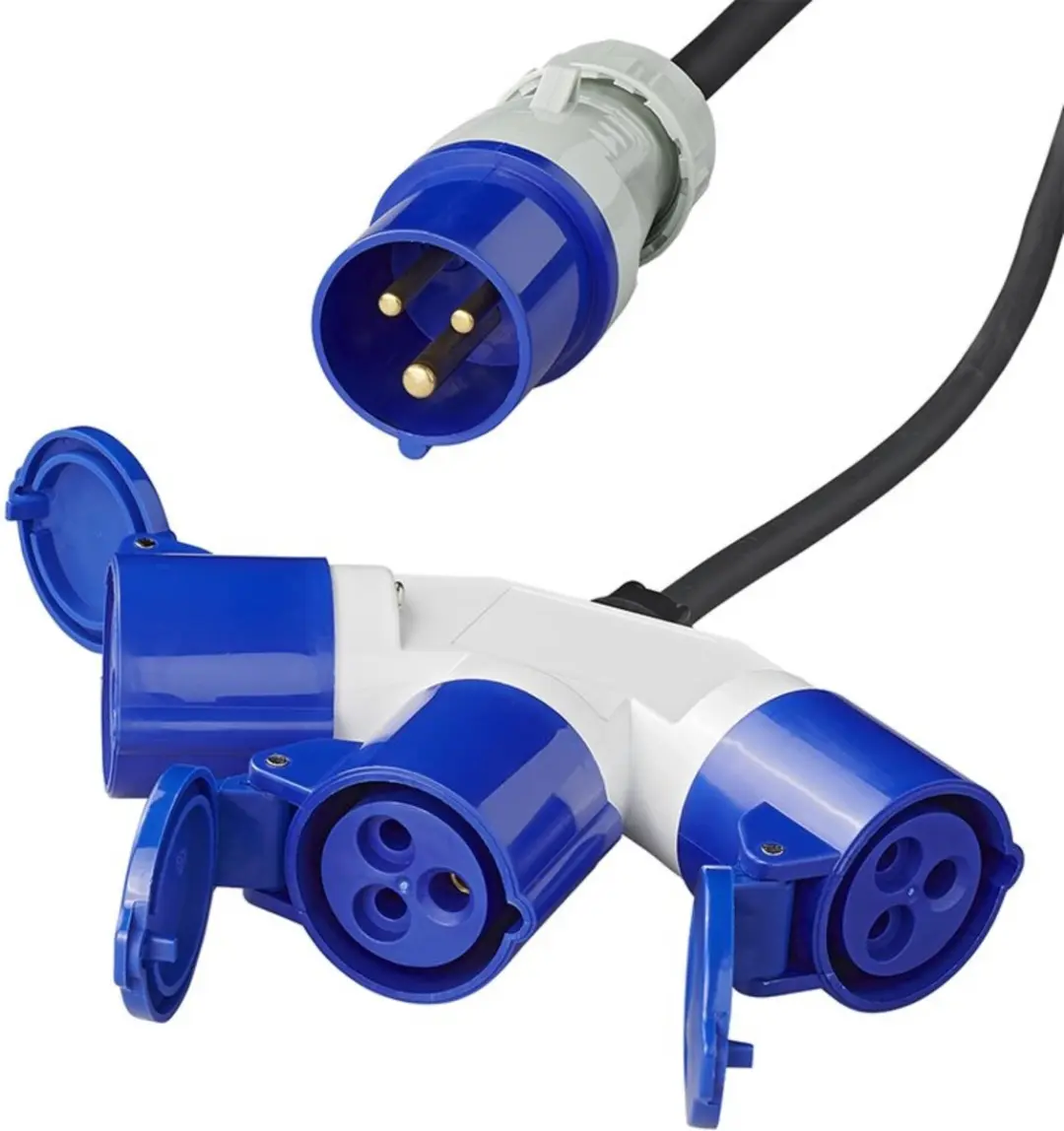 ProPlus CEE 3-weg Verloopkabel - 150 cm - 3x2,5 mm² - afbeelding 6 van 6