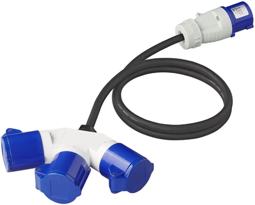 ProPlus CEE 3-weg Verloopkabel - 150 cm - 3x2,5 mm² - afbeelding 5 van 6