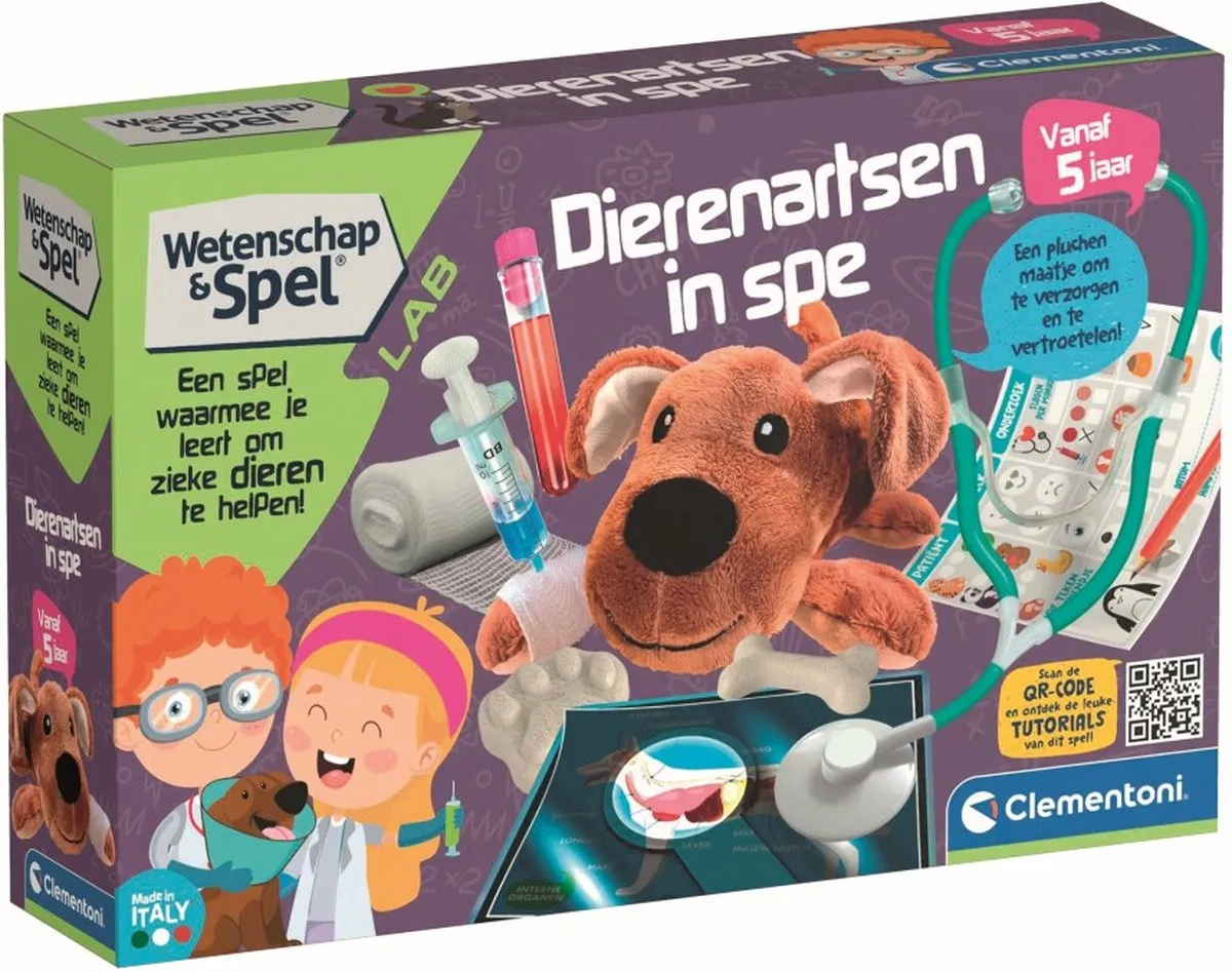 Clementoni Dierenartsen in Spe Experimenteerdoos 1638463 - afbeelding 6 van 6
