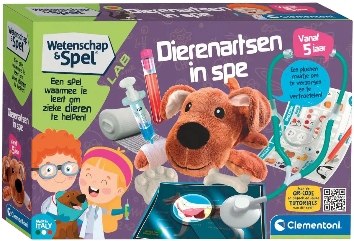 Clementoni Dierenartsen in Spe Experimenteerdoos 1638463
