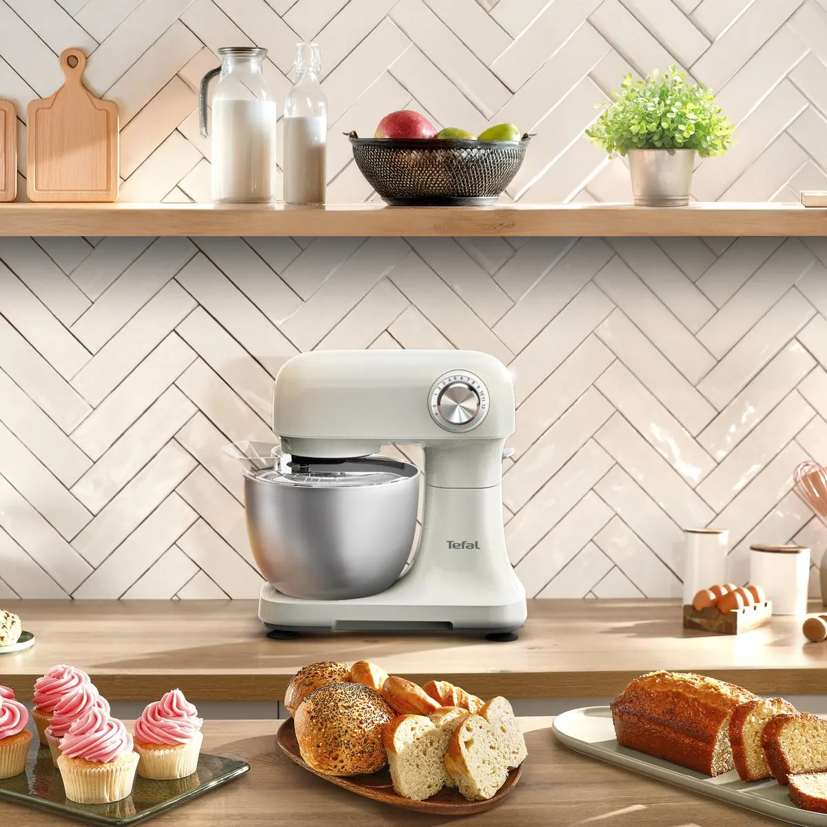Tefal Bake Easy QB140A Keukenmachine - 500W - Wit