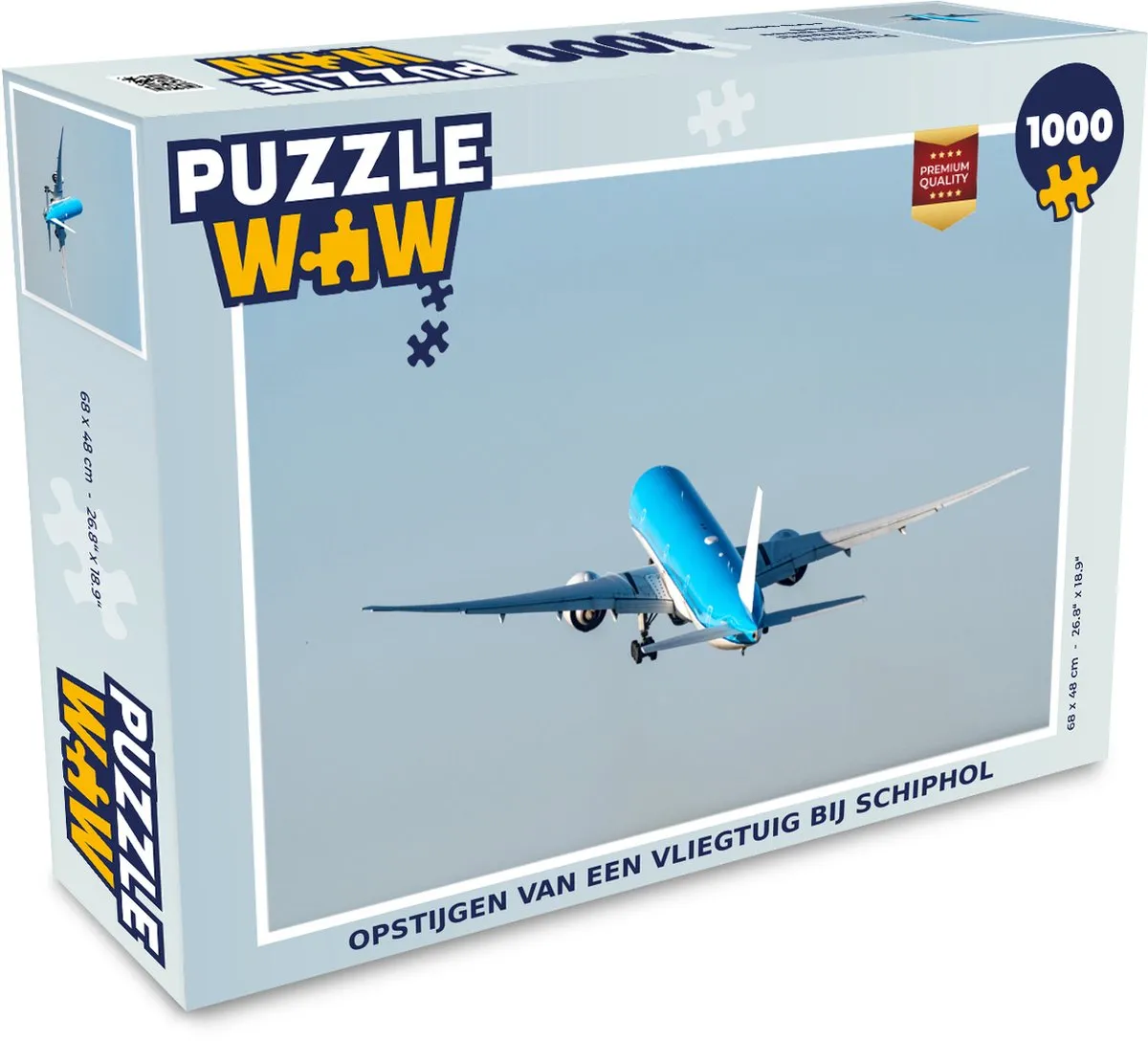 PuzzleWow Legpuzzel Opstijgen Schiphol 1000 Stuks