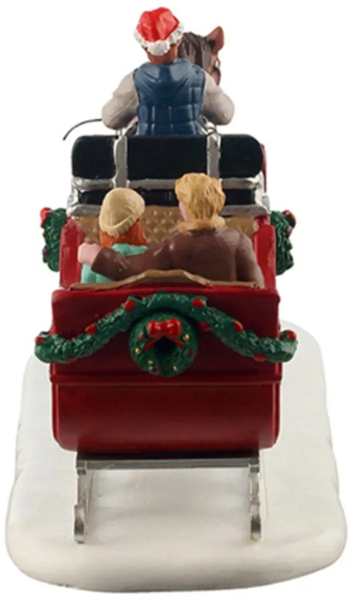 Lemax Holiday Sleigh Ride Kerstdorp Tafereel 2026 - afbeelding 3 van 4