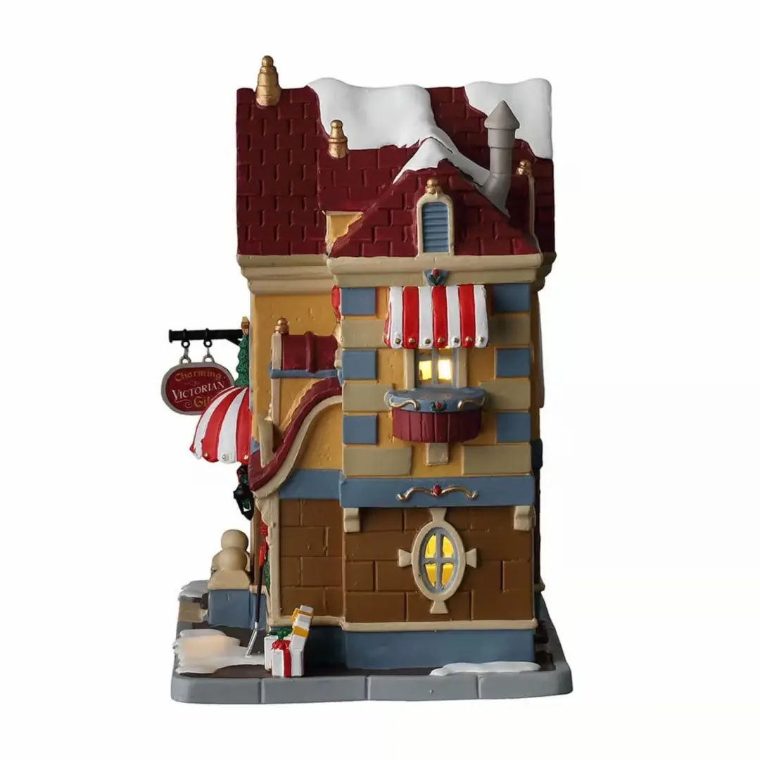 Lemax Father Christmas Gift Shop Kersthuisje - afbeelding 2 van 4