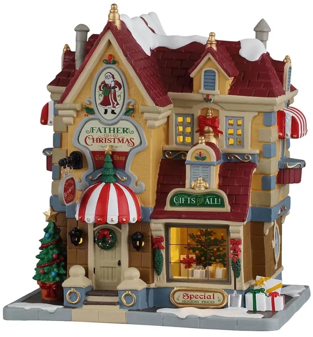 Lemax Father Christmas Gift Shop Kersthuisje