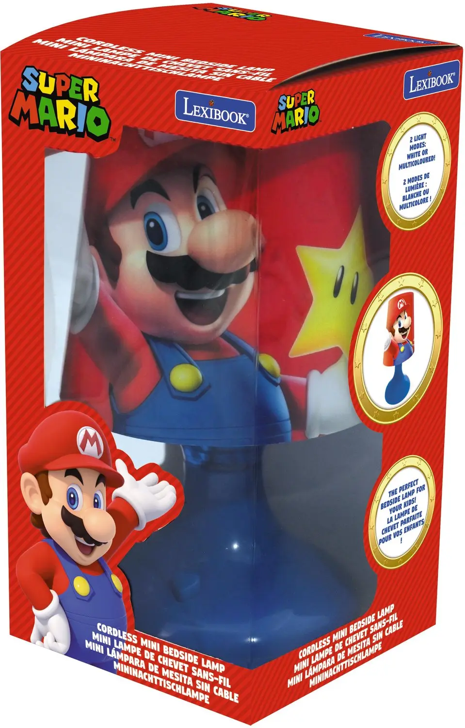 Lexibook Super Mario Draagbaar Mini Bedlampje - afbeelding 6 van 6