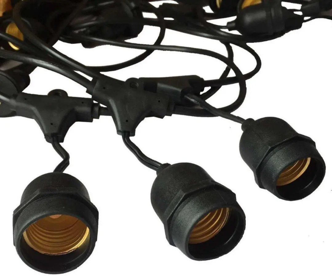 V-TAC VT-7135 String Light LED-lamp - E27 - IP54 - Zwart - afbeelding 2 van 6