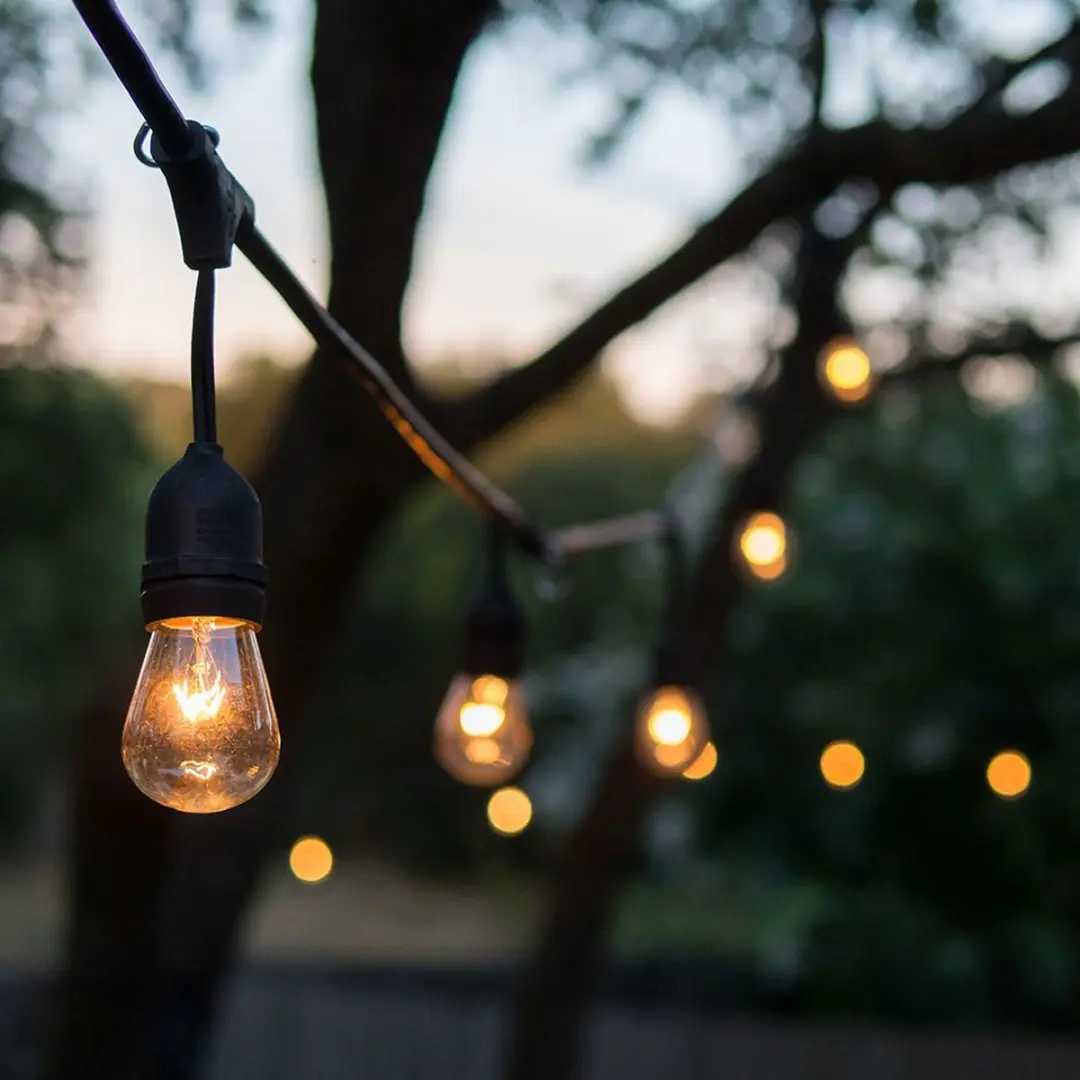 V-TAC VT-7135 String Light LED-lamp - E27 - IP54 - Zwart - afbeelding 5 van 6
