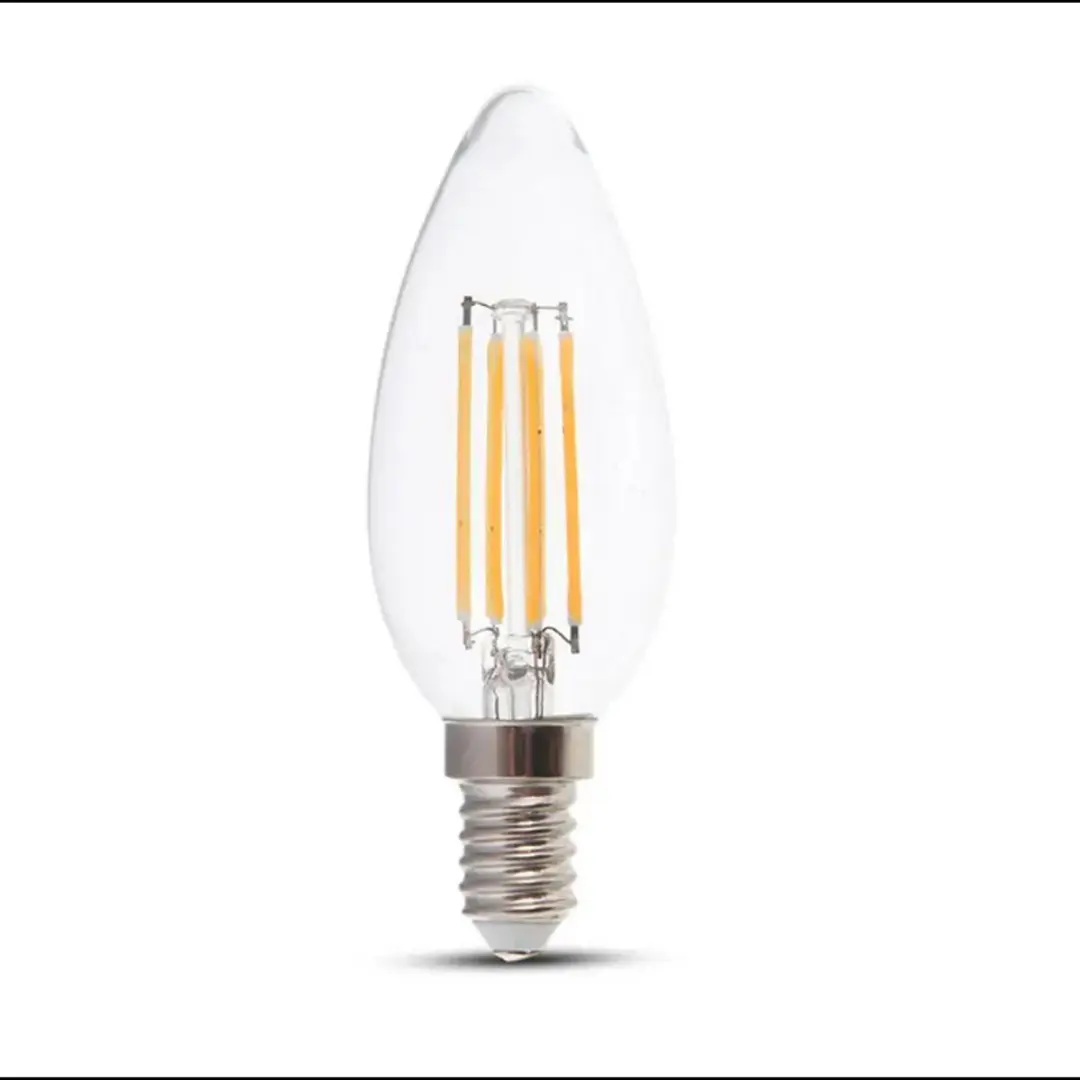 V-TAC VT-1986-N LED Lamp E14 Kaars 4W 400lm 3000K - afbeelding 6 van 6