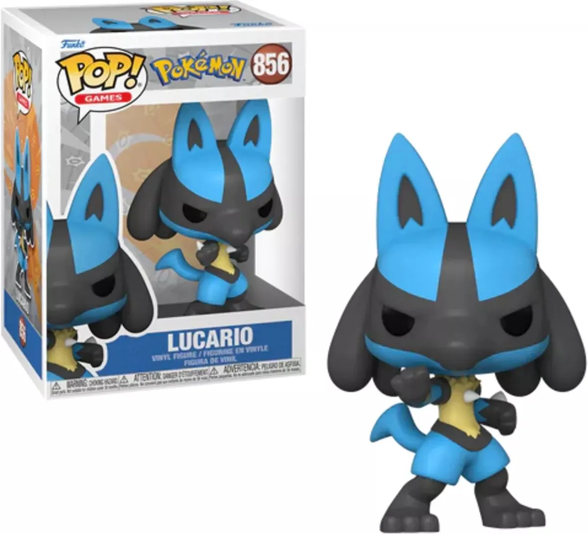 Funko Pop Pokémon Lucario - Aura Pokémon #856 - Multi - afbeelding 6 van 6