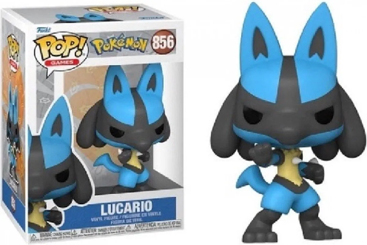 Funko Pop Pokémon Lucario - Aura Pokémon #856 - Multi