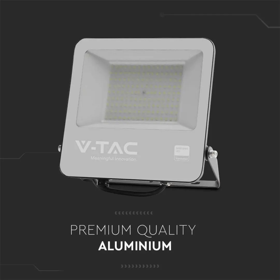 V-TAC LED-schijnwerper VT-44101-B - 100W - 6500K - Zwart - afbeelding 5 van 6