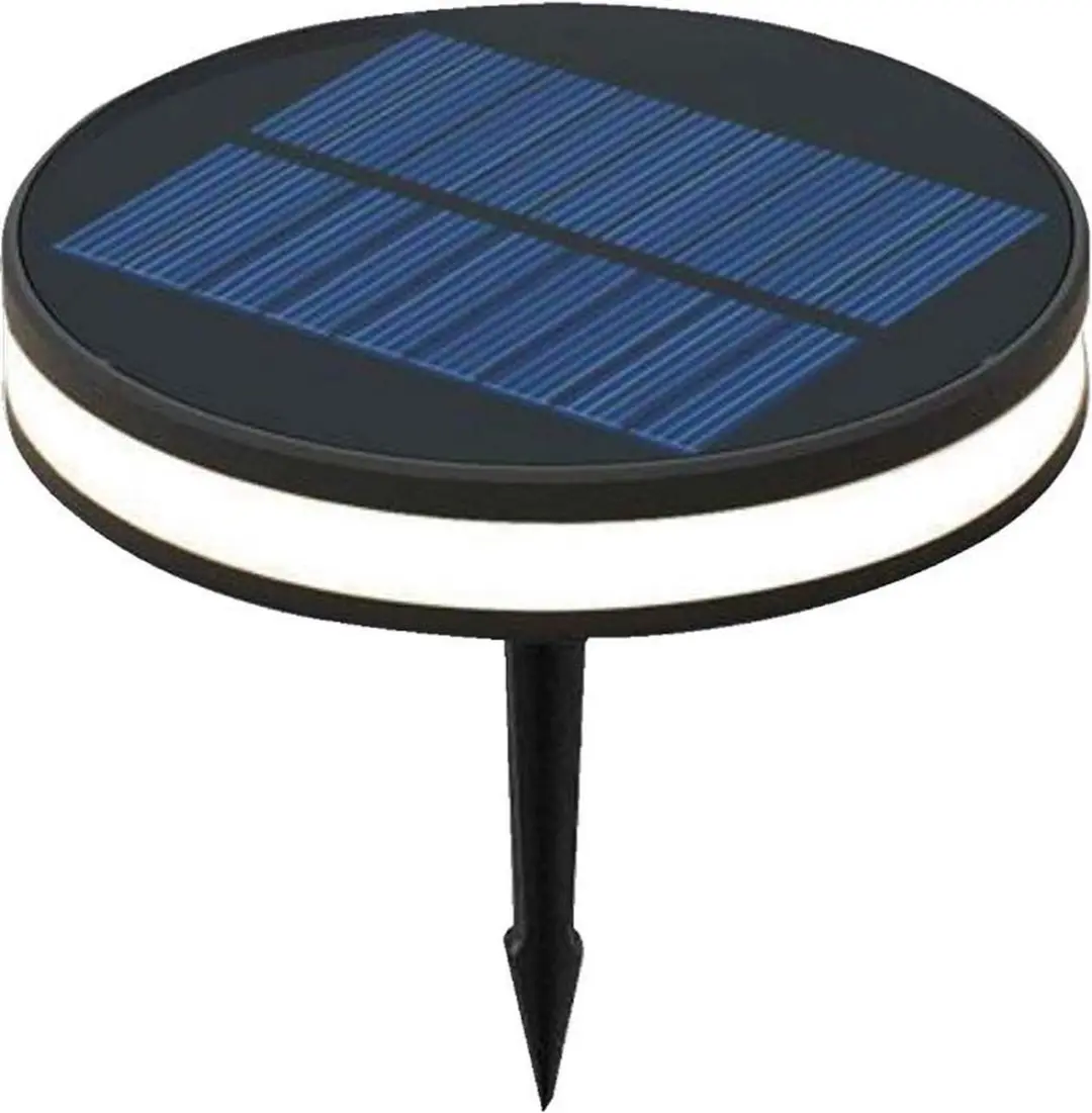 V-TAC VT-1146 Solar Verlichting Tuinverlichting 8W 90lm 3000K IP54 Zwart VT-1146