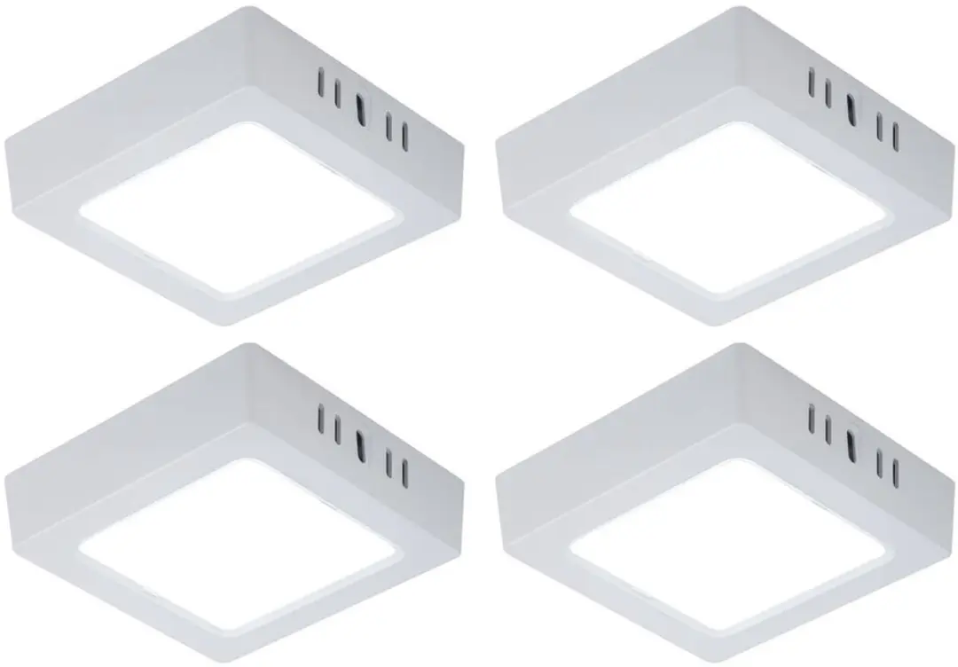 LED plafondlamp woonkamerverlichting halverlichting opbouw paneel vierkante keuk
