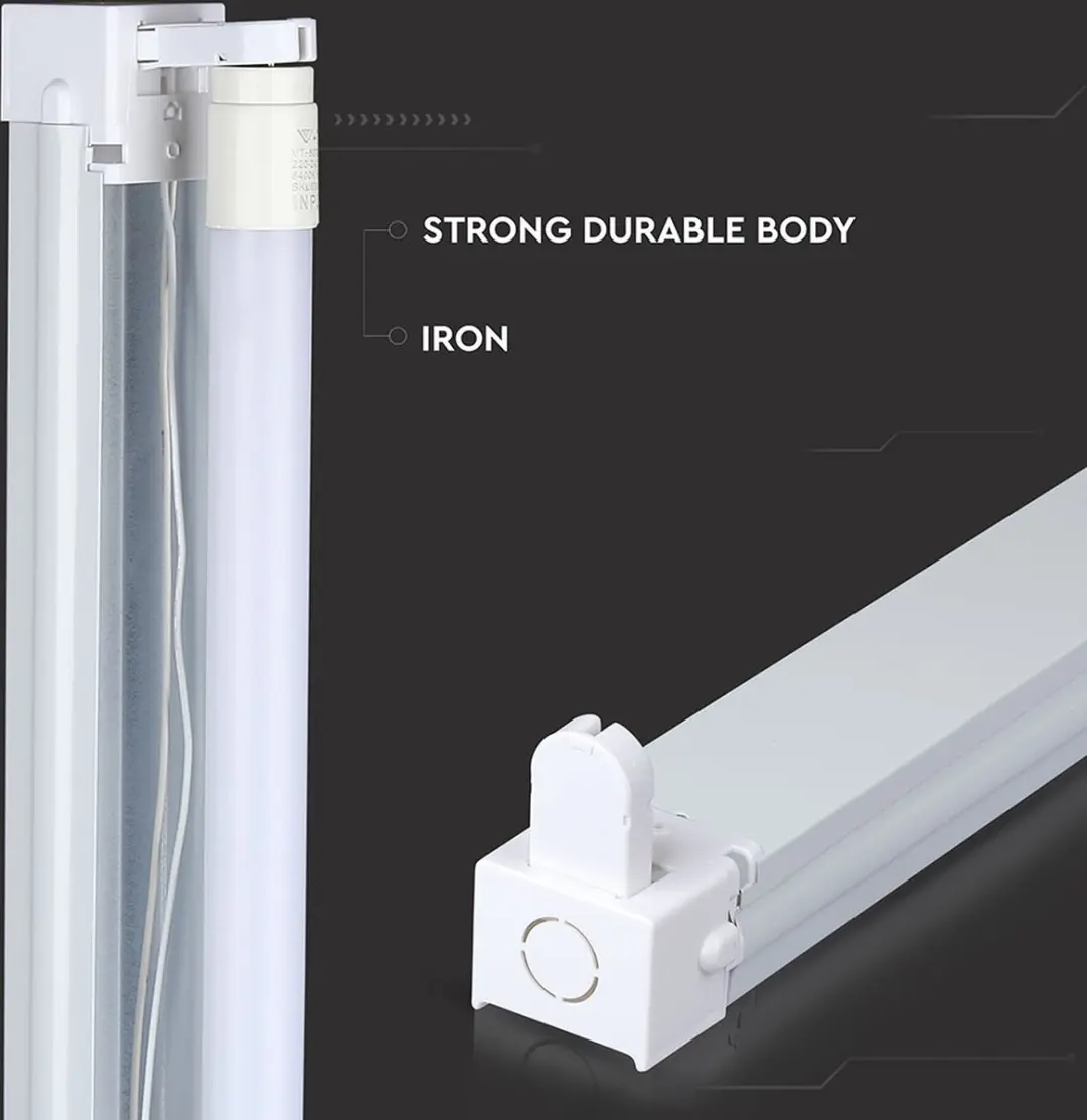 V-TAC VT-16010 LED Tube - Enkele fitting - IP20 - 60CM - afbeelding 5 van 6