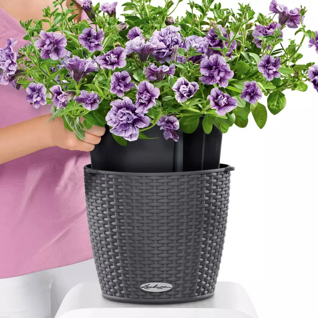 Lechuza Nido Cottage Plantenbak Ø27cm - Mokka - afbeelding 6 van 6