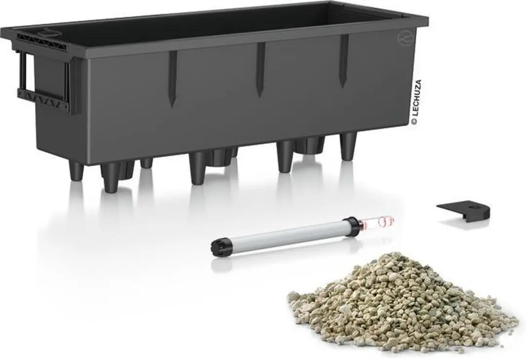 Lechuza Balconera Color 50 Plantenbak - 8L - Zandbruin - afbeelding 4 van 6