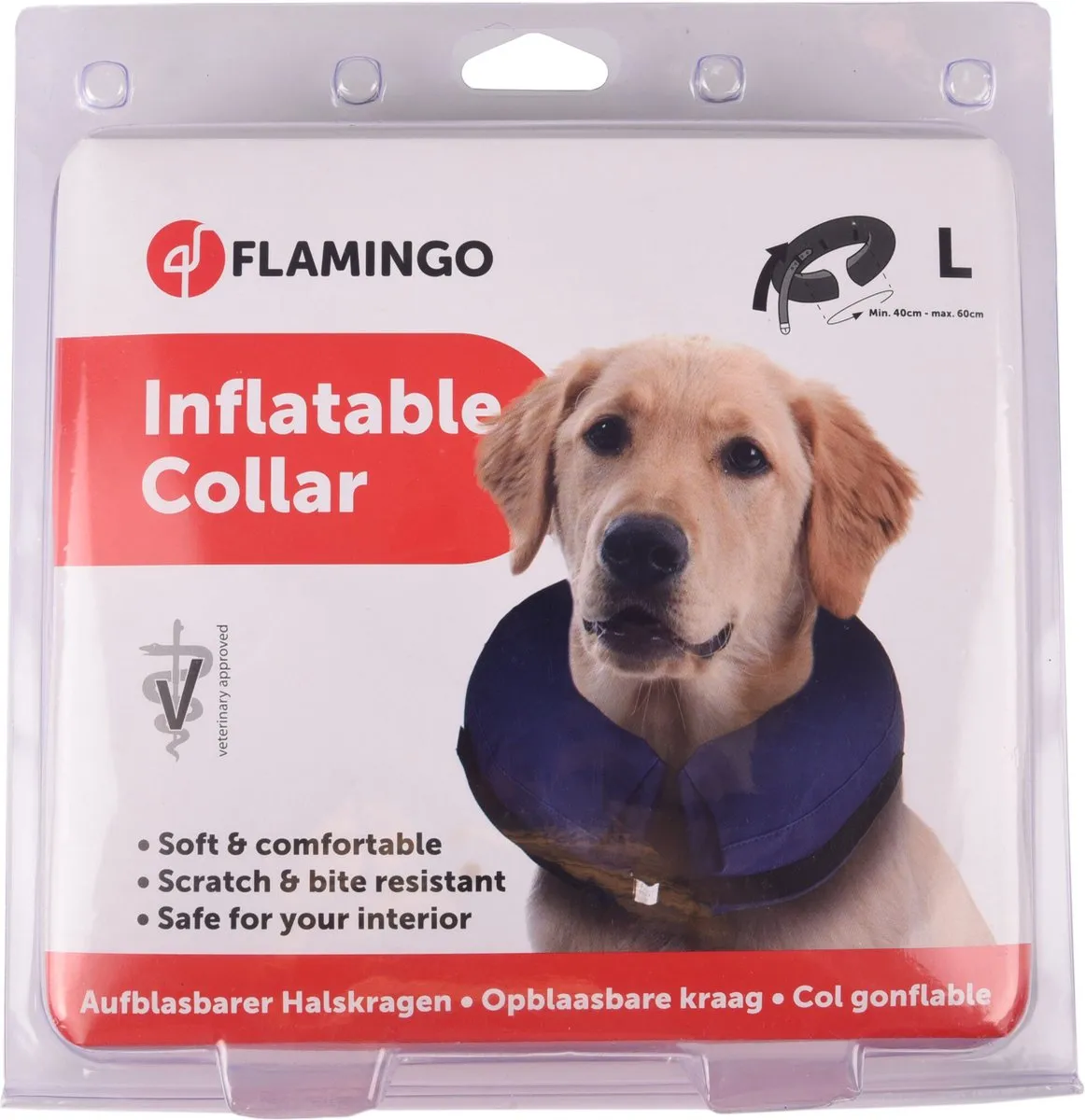 Flamingo Halskraag Gofi - Maat L - Blauw