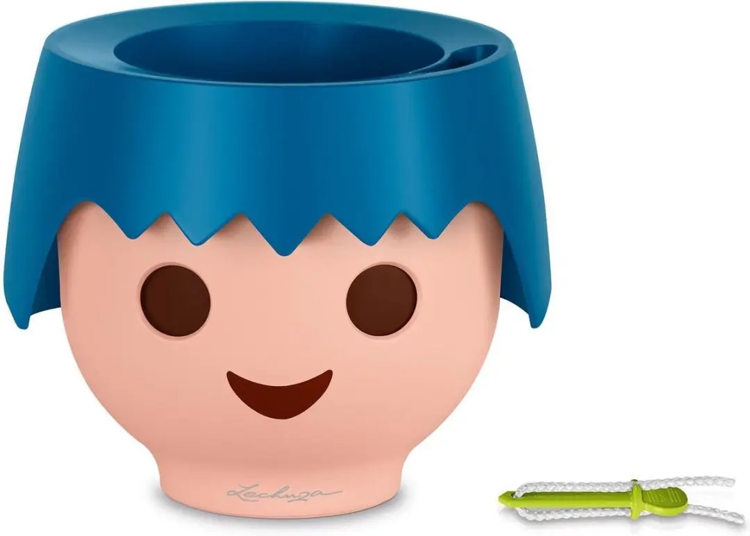 Lechuza Playmobil OJO Plantenbak 250ml - Aquamarijn - afbeelding 2 van 6