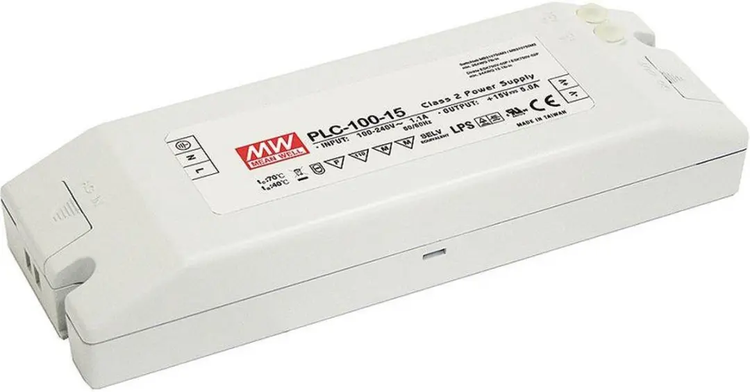 Mean Well PLC-100-24 LED-driver, LED-transformator Constante spanning, Constante