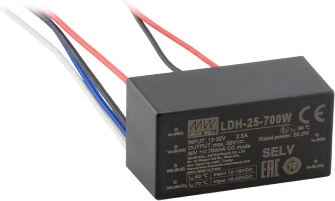 Mean Well LDH-25-350W LED-driver 25.2 W 0.35 A 12.5