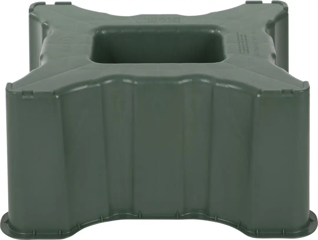 Graf Voet Regenton Rechthoekig - Groen - 53x67x33cm - afbeelding 2 van 3