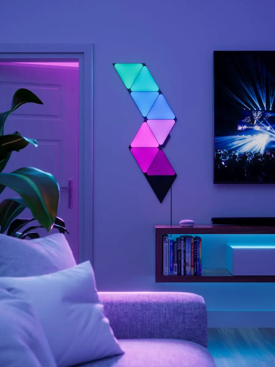 Nanoleaf Shapes Limited Edition Ultra Black Triangles Starter Kit (9 Panels) - afbeelding 3 van 6