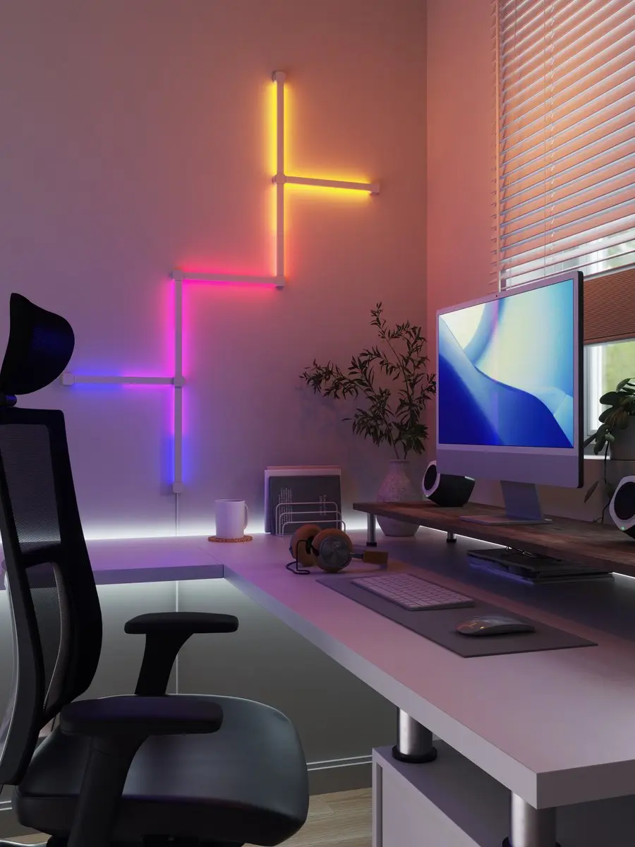 Nanoleaf Lines 90 Degrees Uitbreidingspakket - 3 stuks - afbeelding 4 van 6