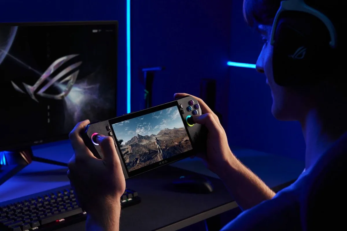 ASUS ROG Ally X RC72LA-NH007W Handheld Gaming Console 1TB - Zwart - afbeelding 6 van 6