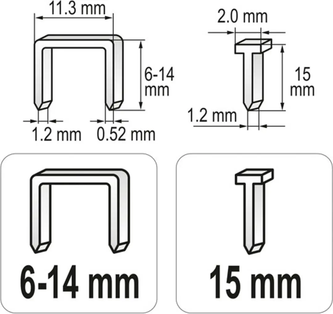 Yato YT-70021 Tacker - 6-14 mm - afbeelding 4 van 4