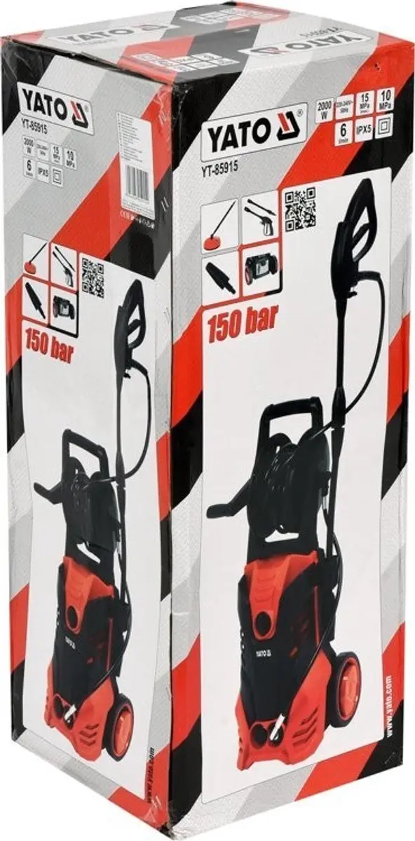 Yato YT-85915 Hogedrukreiniger - 2000W - 150 Bar - afbeelding 5 van 5