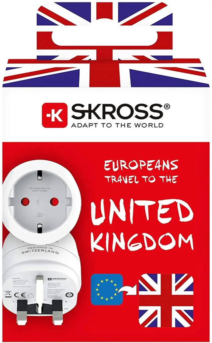 Skross 1.500230C-E Reisstekker - Wit - afbeelding 5 van 6